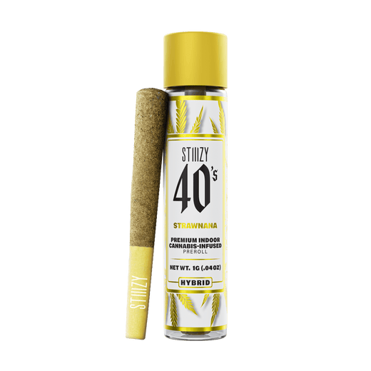 STIIIZY 40s Infused Preroll — Strawnana (1g)