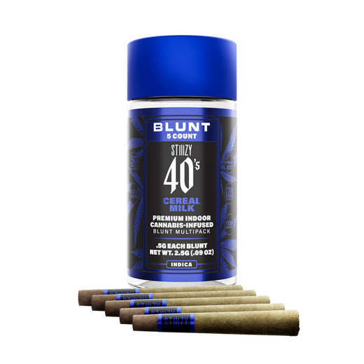 STIIIZY 40s Mini Blunts — Cereal Milk (5×0.5g)