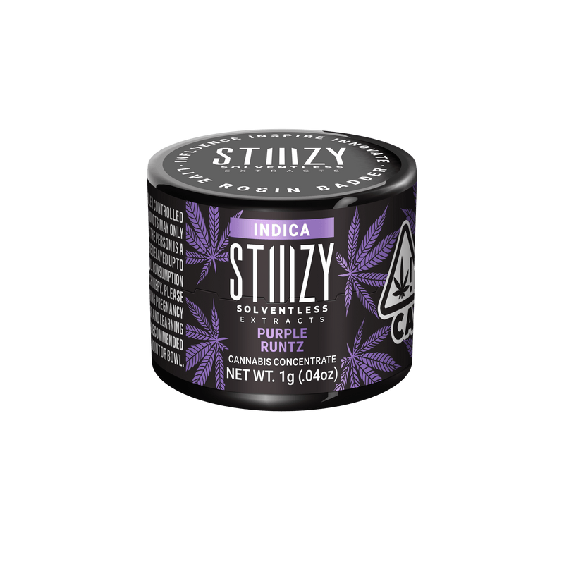 STIIIZY Extracts β Purple Runtz Live Rosin Badder (1g)