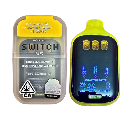 Boutiq Switch V5 — Italian Ice × Lemon Cherry × Z Runtz