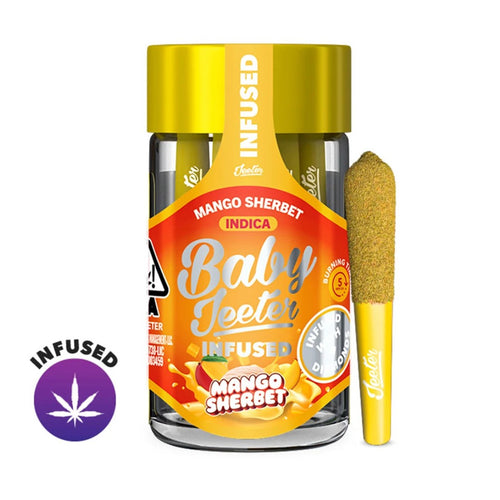 Baby Jeeter Quad-Infused — Mango Sherbet