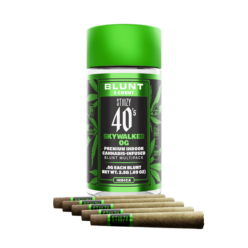STIIIZY 40s Mini Blunts — Skywalker OG (5×0.5g)